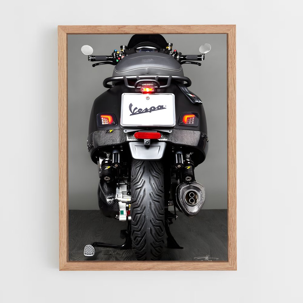 Poster Ride en Bois – affiche Vespa (vue 4)